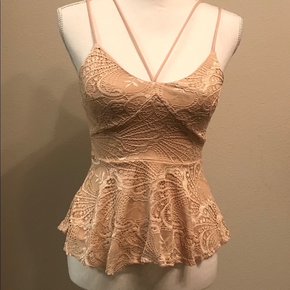 Charlotte Russe Lace Cami/Tank